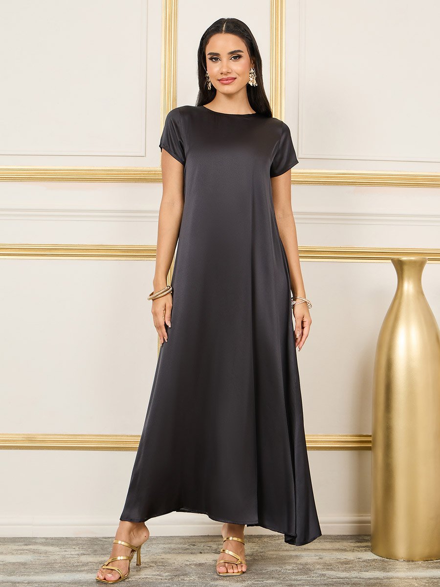 Jacquard Sheer Lace Abaya For Women at Saudi | Styli