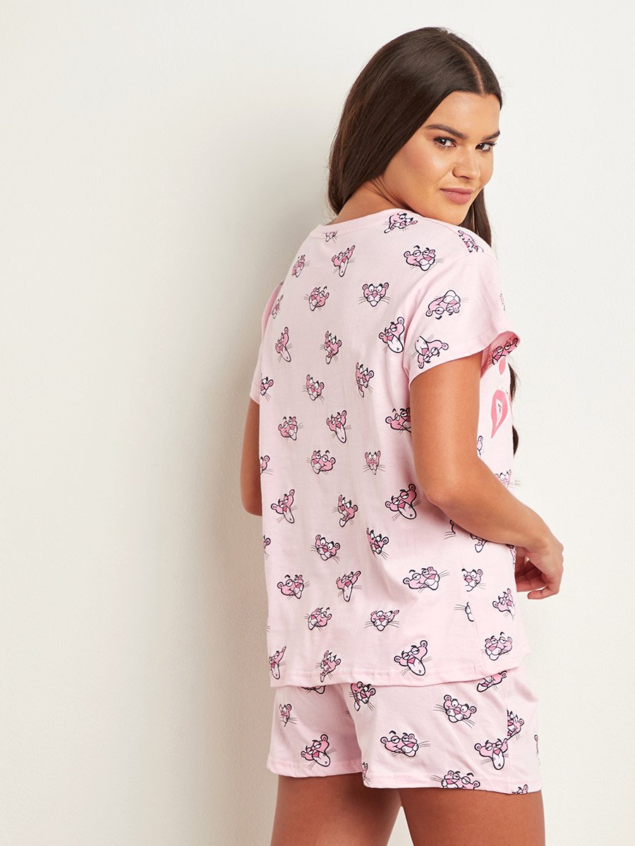 strapless open back dress T-Shirt Pink Panther  Larusmiani World
