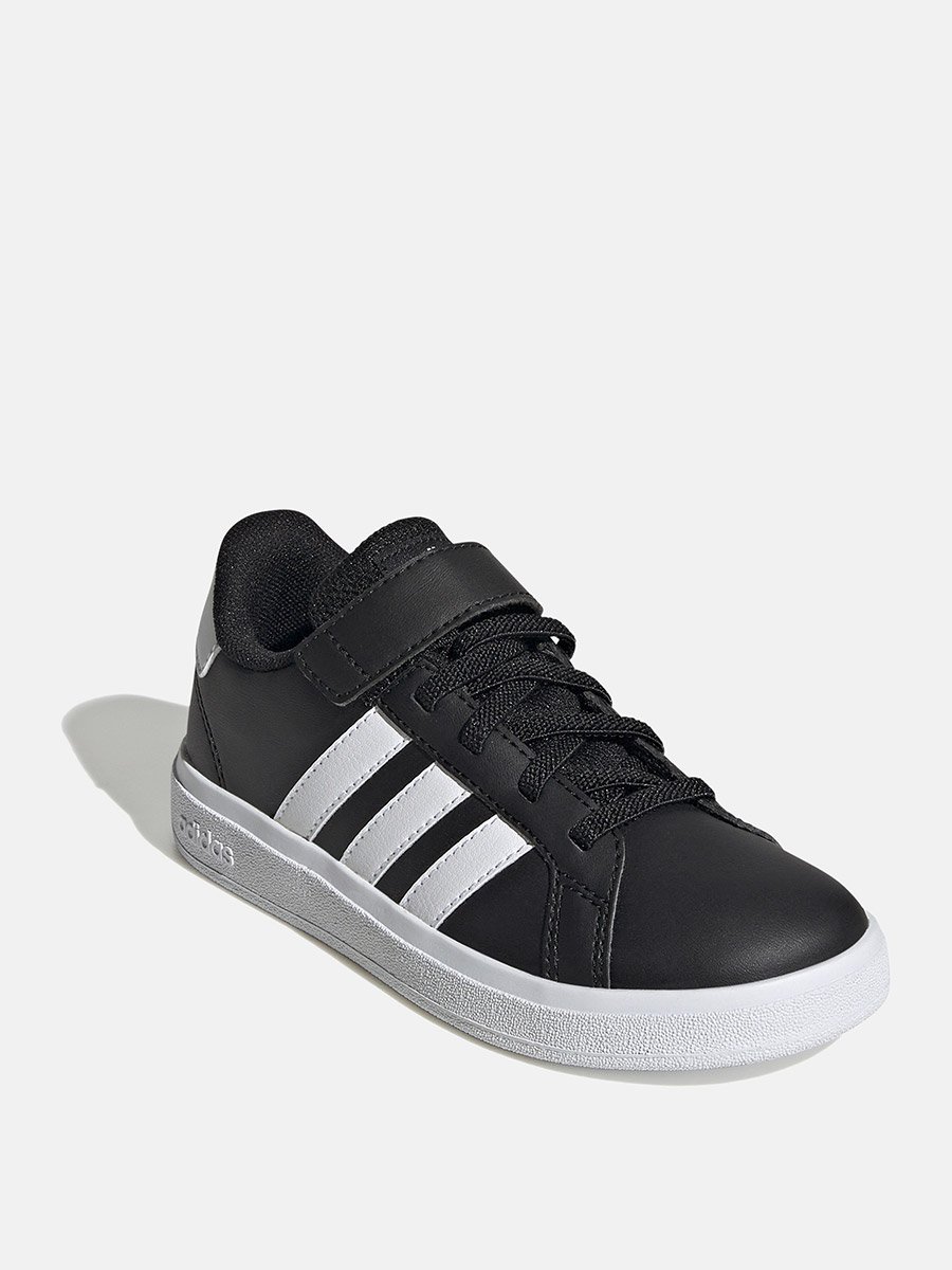 adidas gazelle silver green womens adidas Kids' Grand Court Lifestyle Tennis Lace-up Shoes