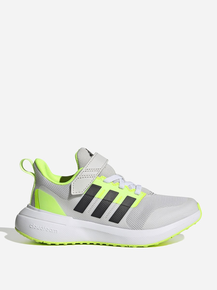 adidas gazelle silver green womens adidas Fortarun 2.0 Cloudfoam Elastic Lace up Running Shoes