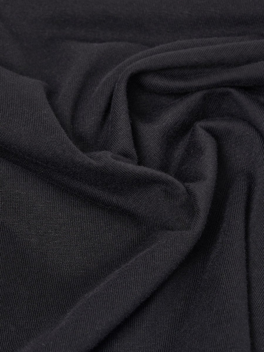 Solid Cotton Round Neck T-Shirt