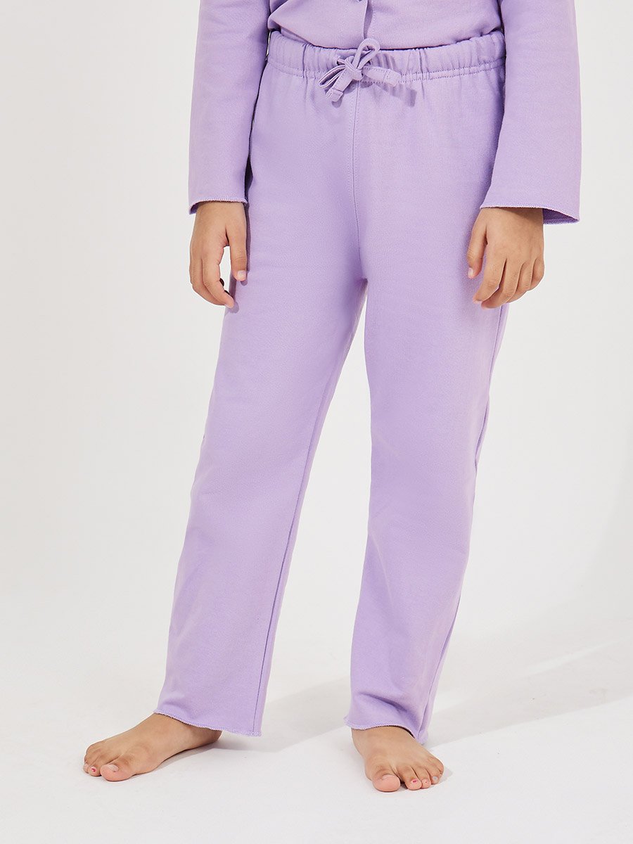 Collared Button Down Shirt and Pyjama Set
