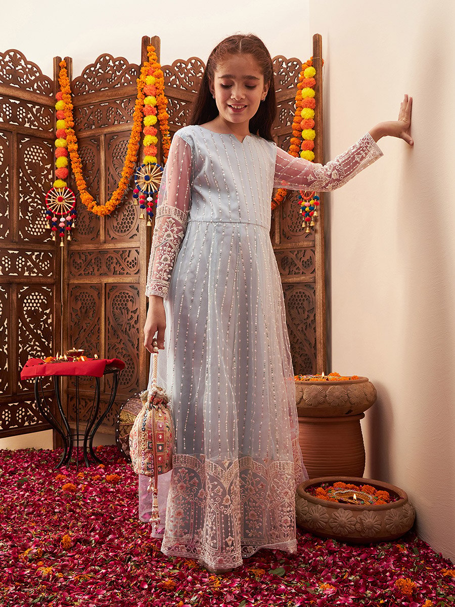sachin and babi light blue dress forever 21 sheer embroidered maxi dress