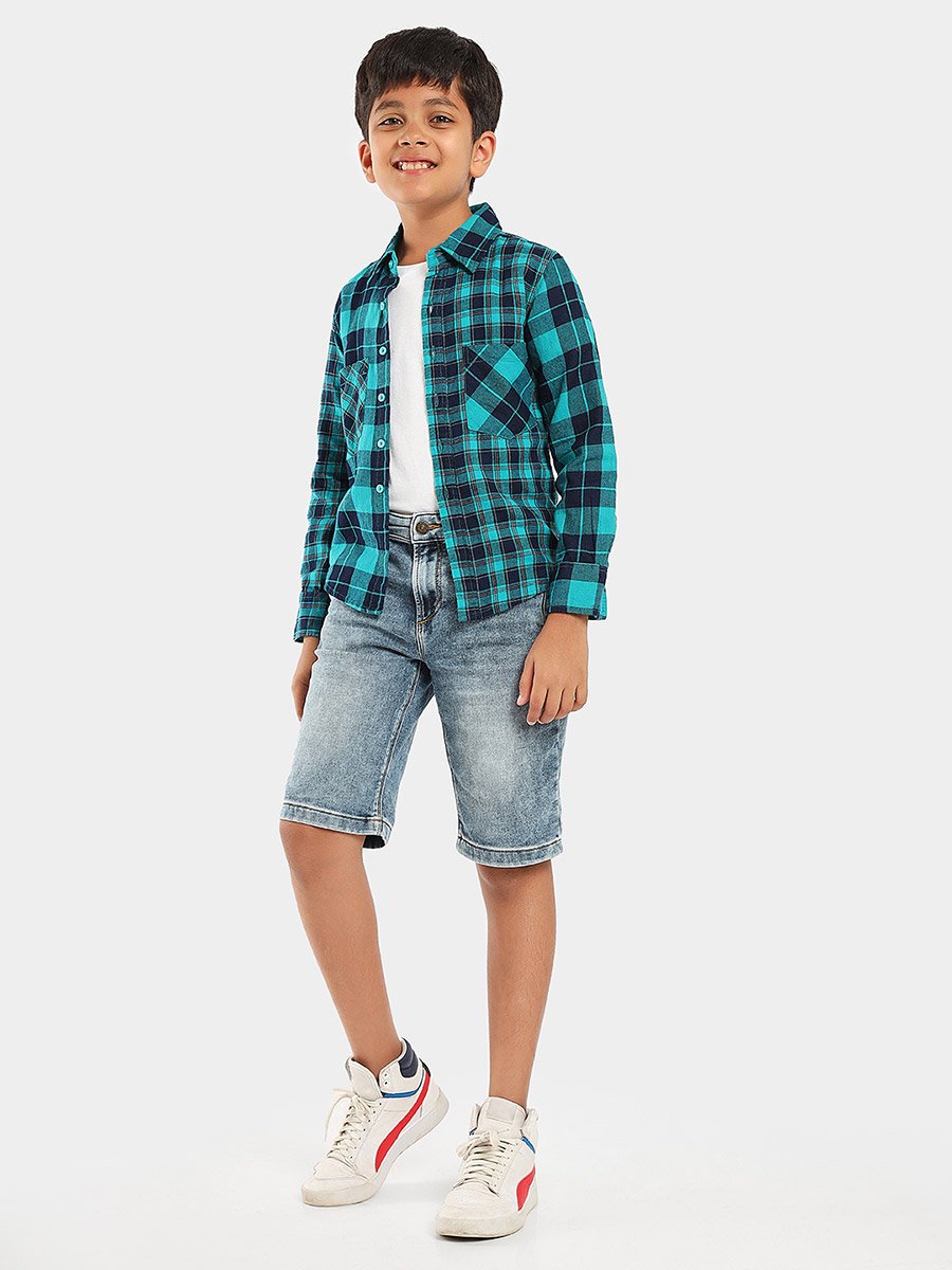 Check Print Slim Fit Shirt