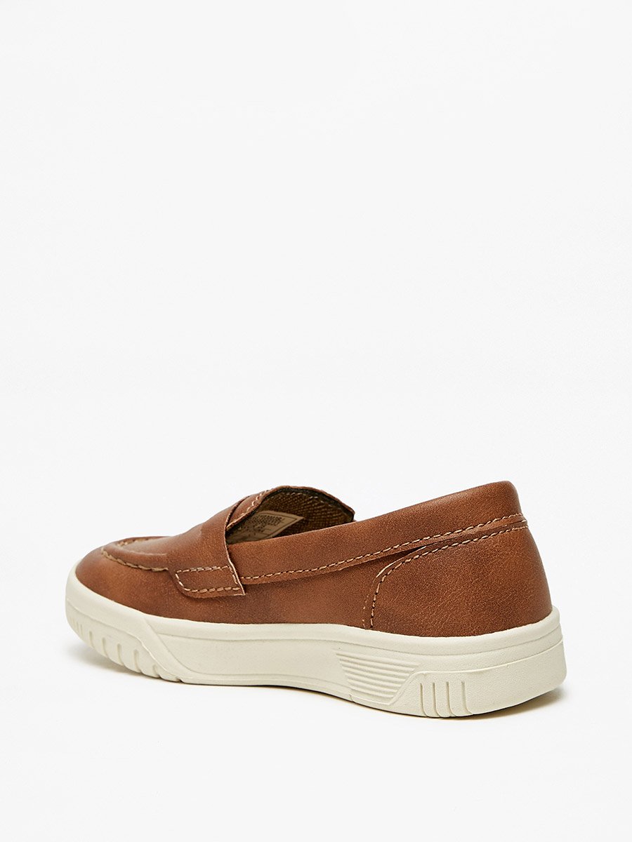 Solid Slip On Loafers