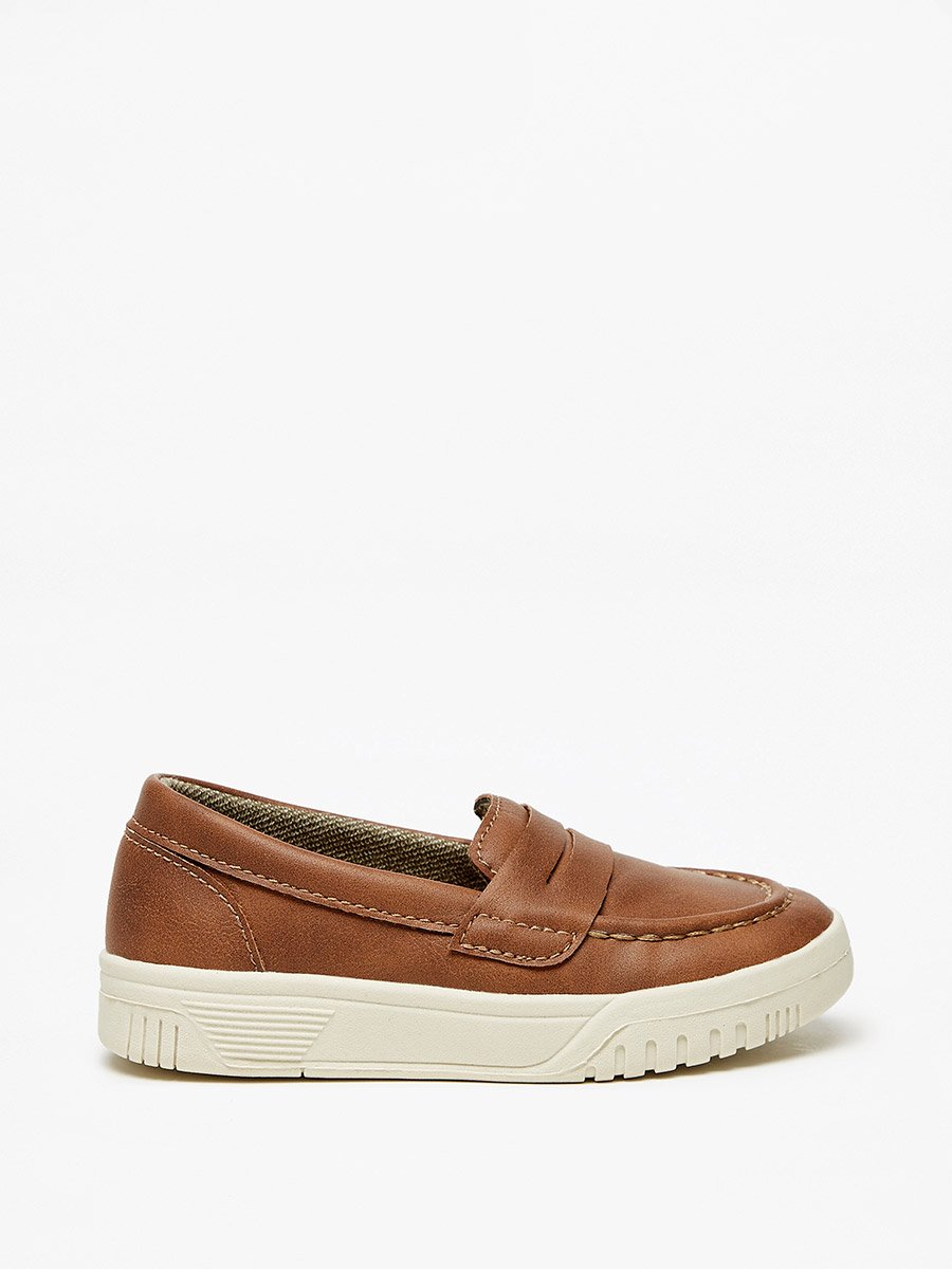 Solid Slip On Loafers