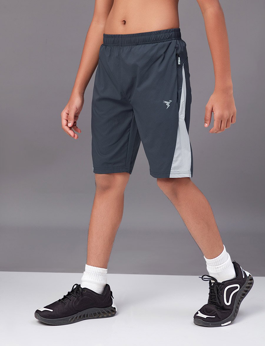 Contrast Side Panel 2-Way Stretch Shorts