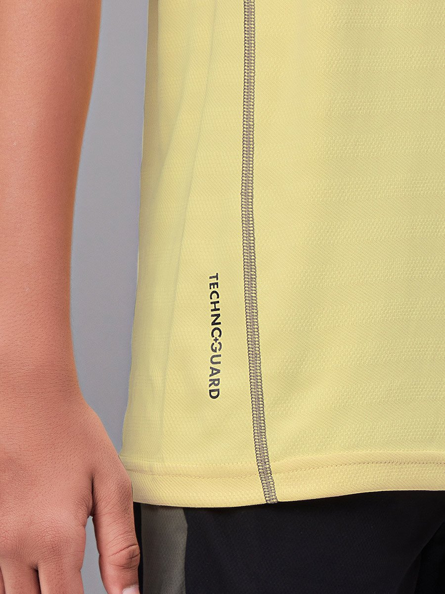 Color Block Crew Neck Sleeveless T-Shirt