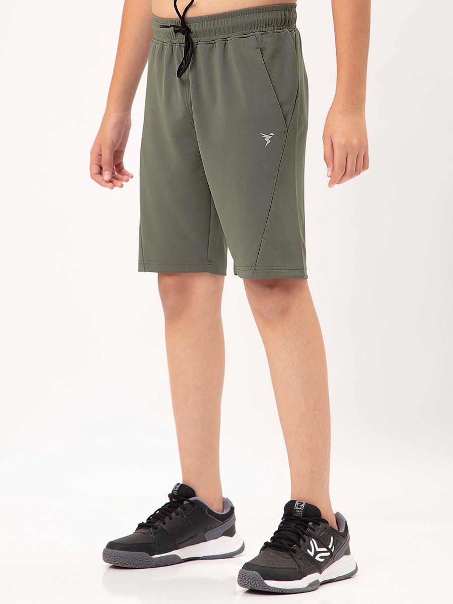 Logo Print Shorts with Drawstring