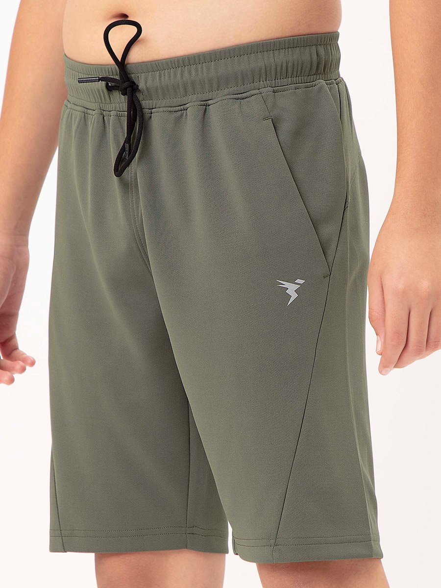 Logo Print Shorts with Drawstring