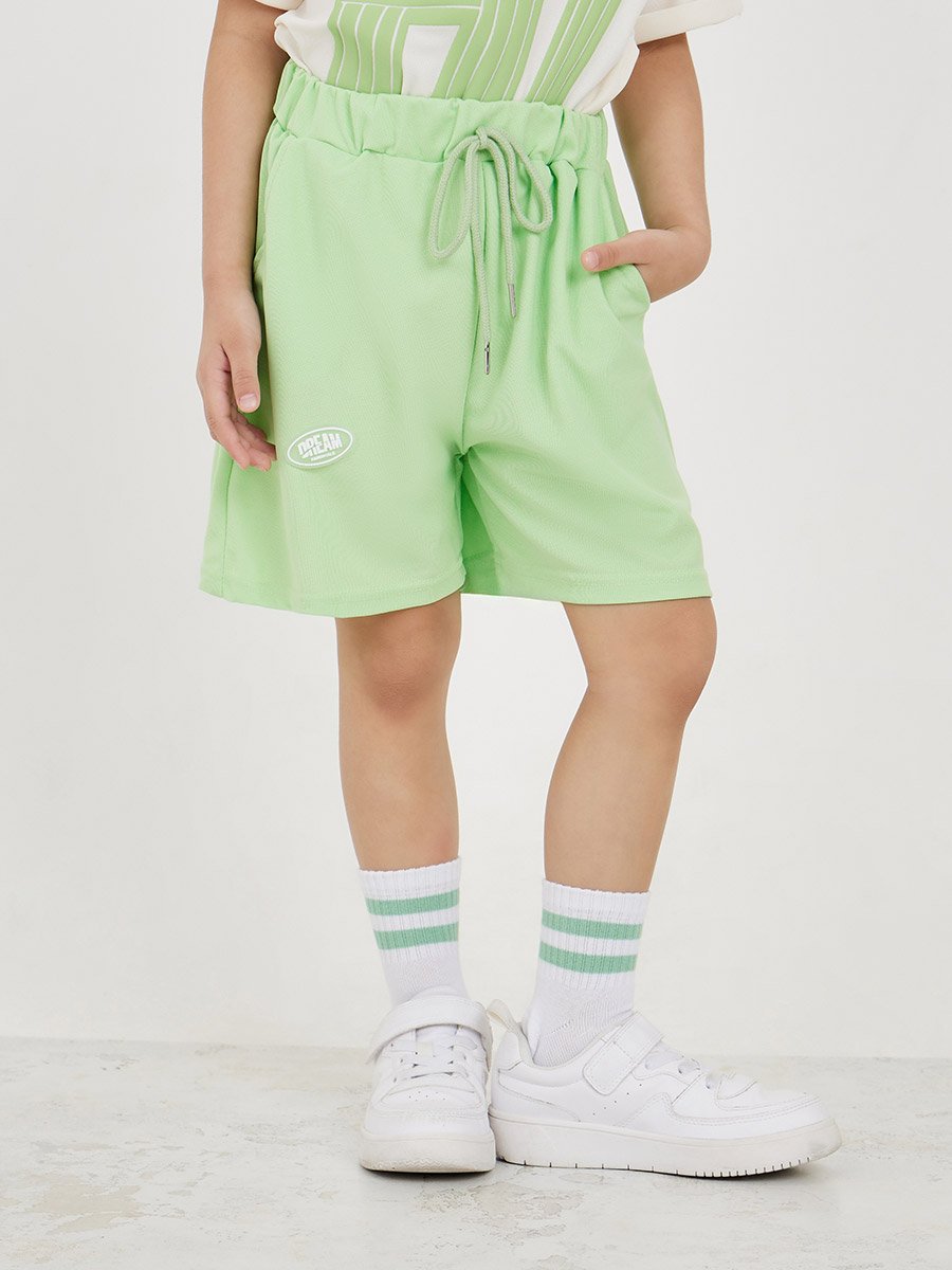  Converged Fold Sticker Patch T-Shirt and Short Set 