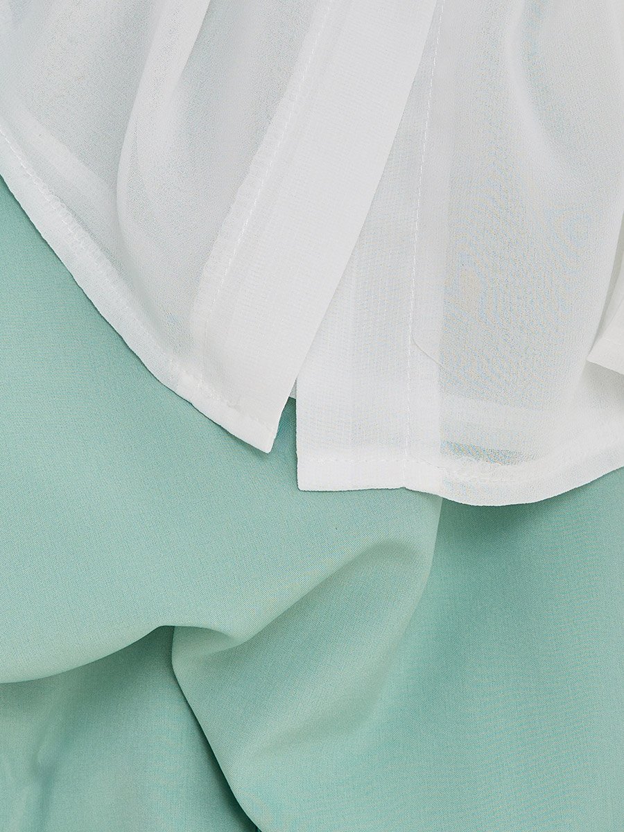 Chiffon Shirt and Cami Jumpsuit Set