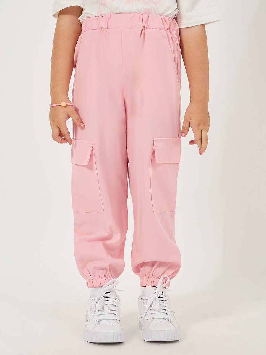 Butterfly Print Oversized T-Shirt and Cargo Pants Set