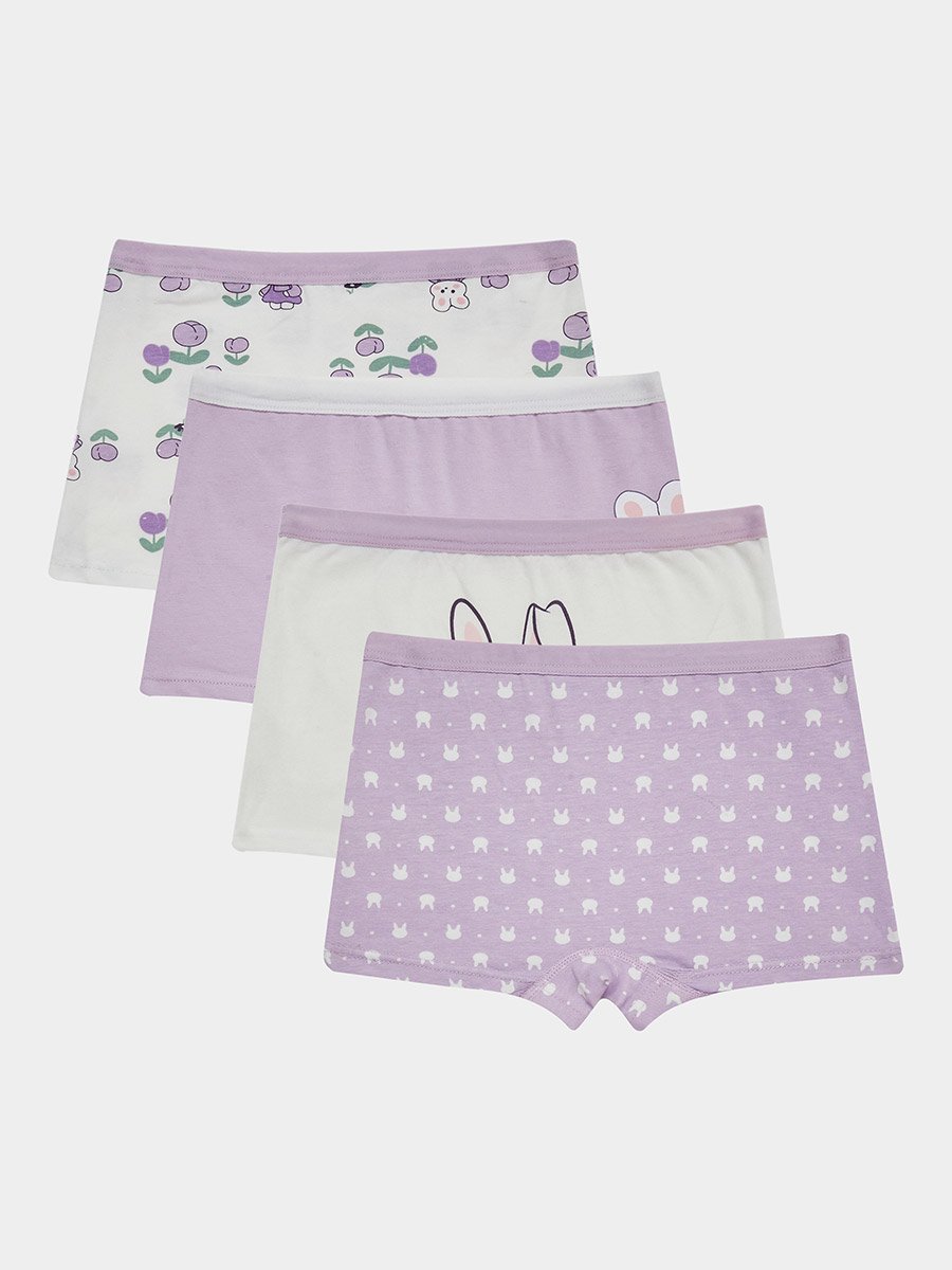 Pack of 4 - Cartoon Printed Briefs 
