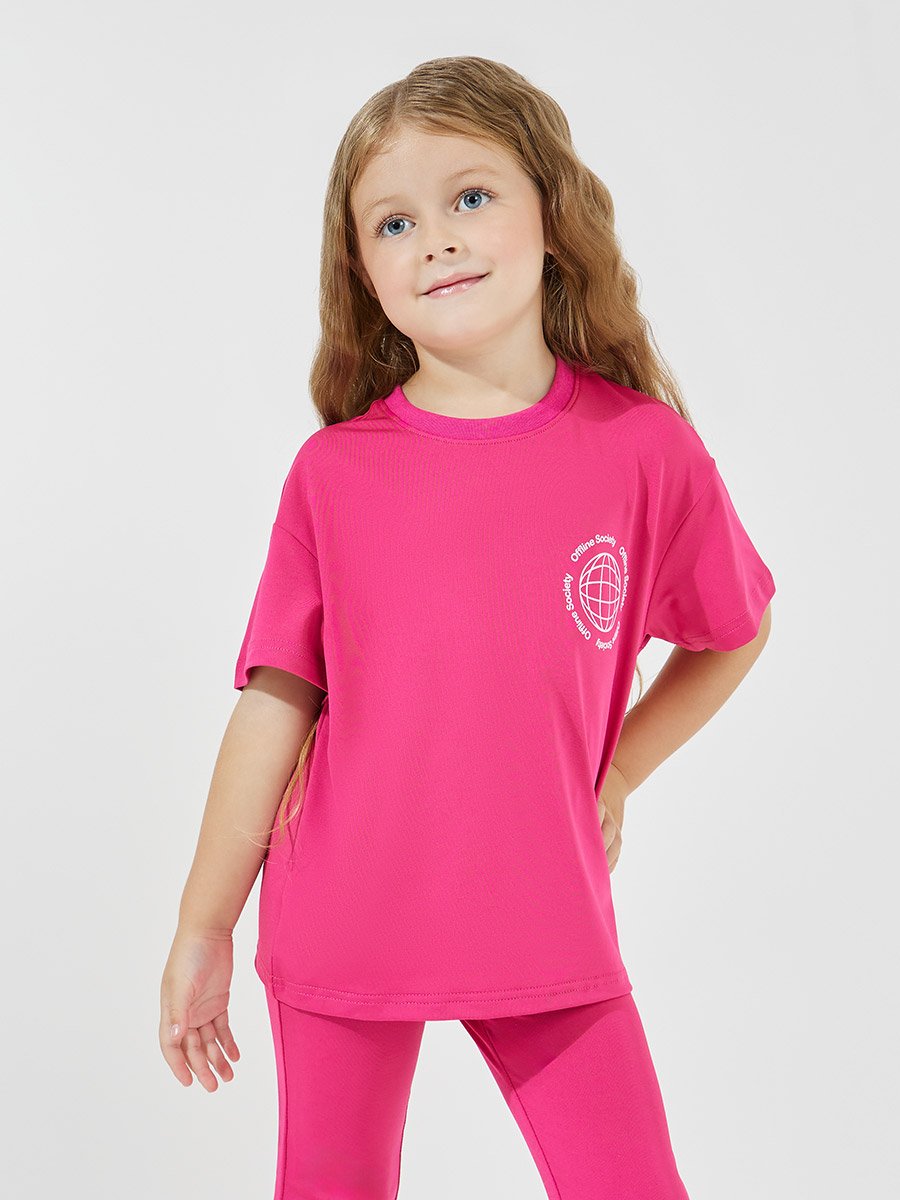 Dropped Shoulder Oversized T-Shirt and Flared Leggings Set