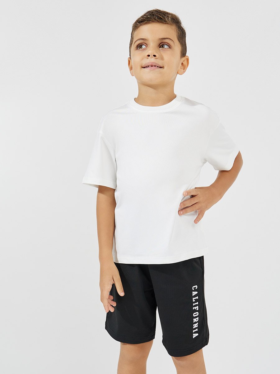California Back Print Oversized T-Shirt and Shorts Set