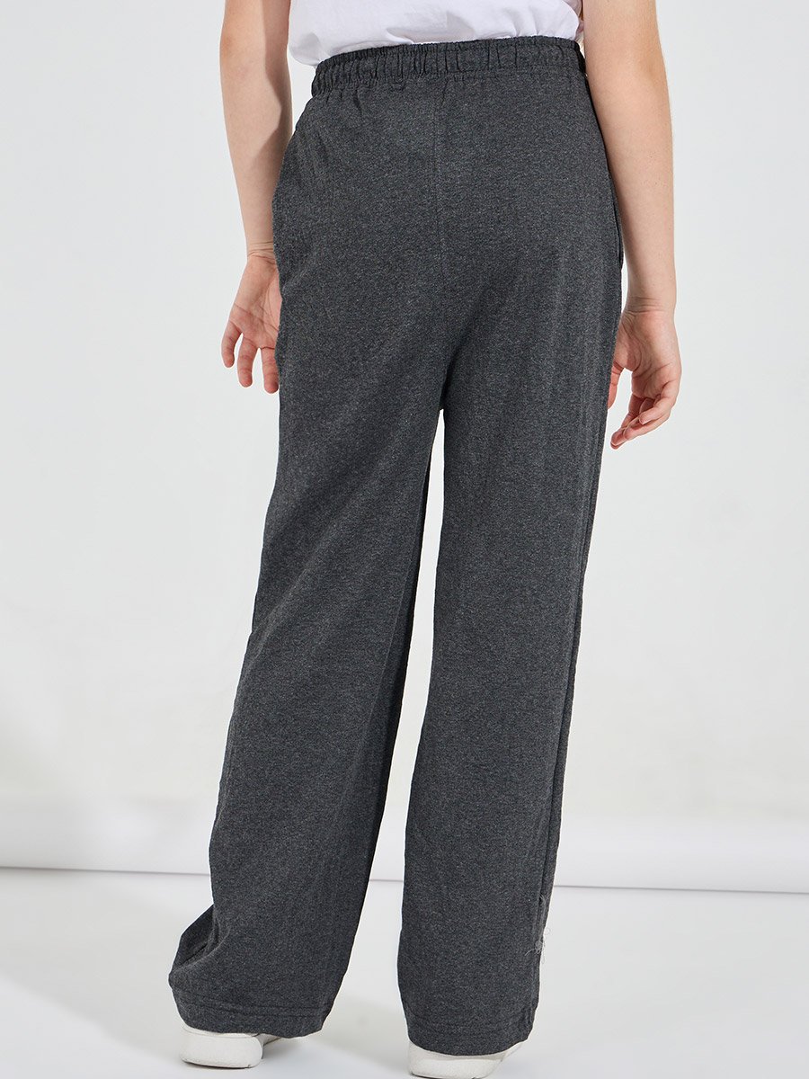 Basic Wide Leg Pants with Drawstring