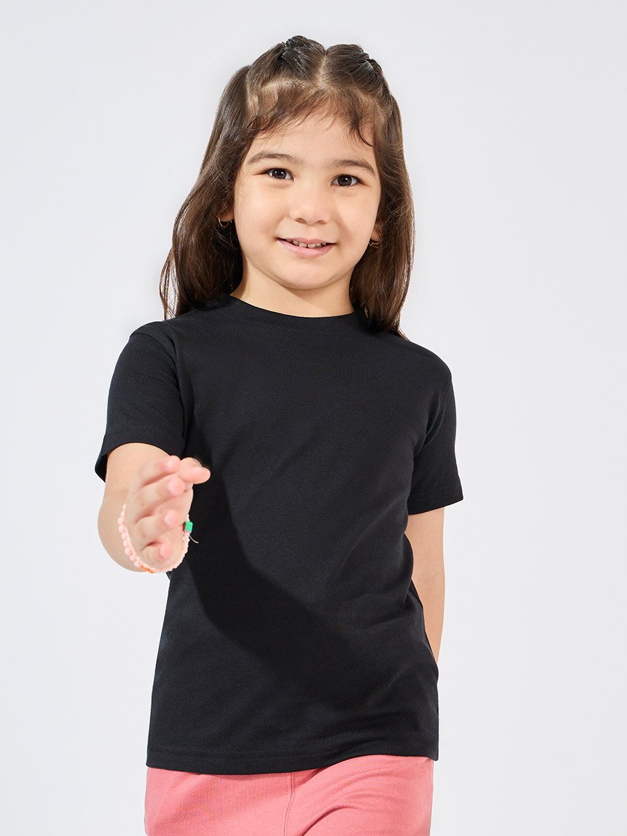 Basic Fitted Round Neck T-Shirt