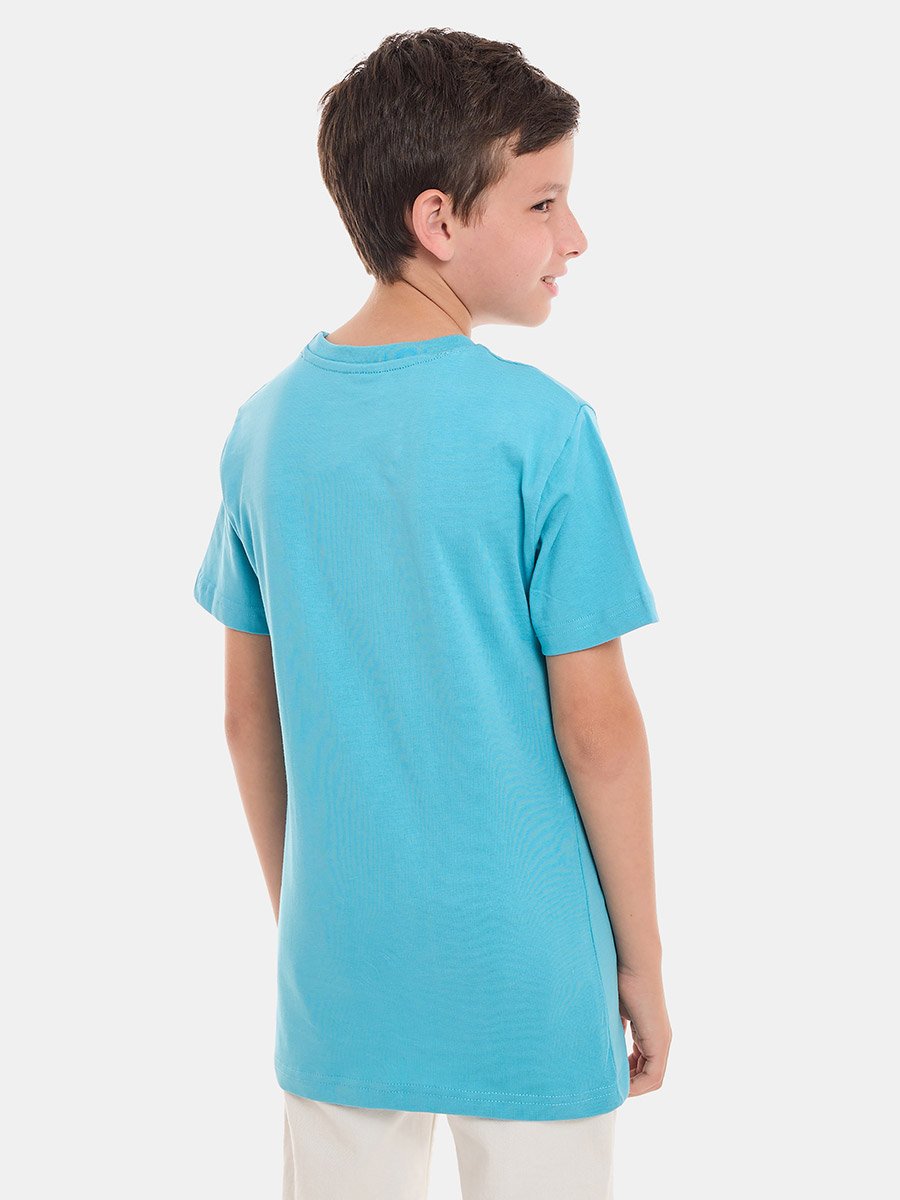 Front Graphic Print Round Neck T-Shirt