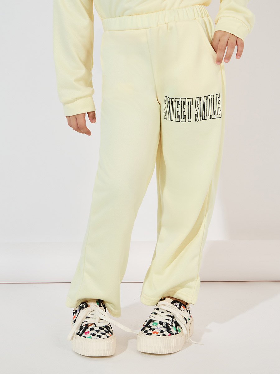 Slogan Print Dropped Shoulder Hooded and Jogger Set