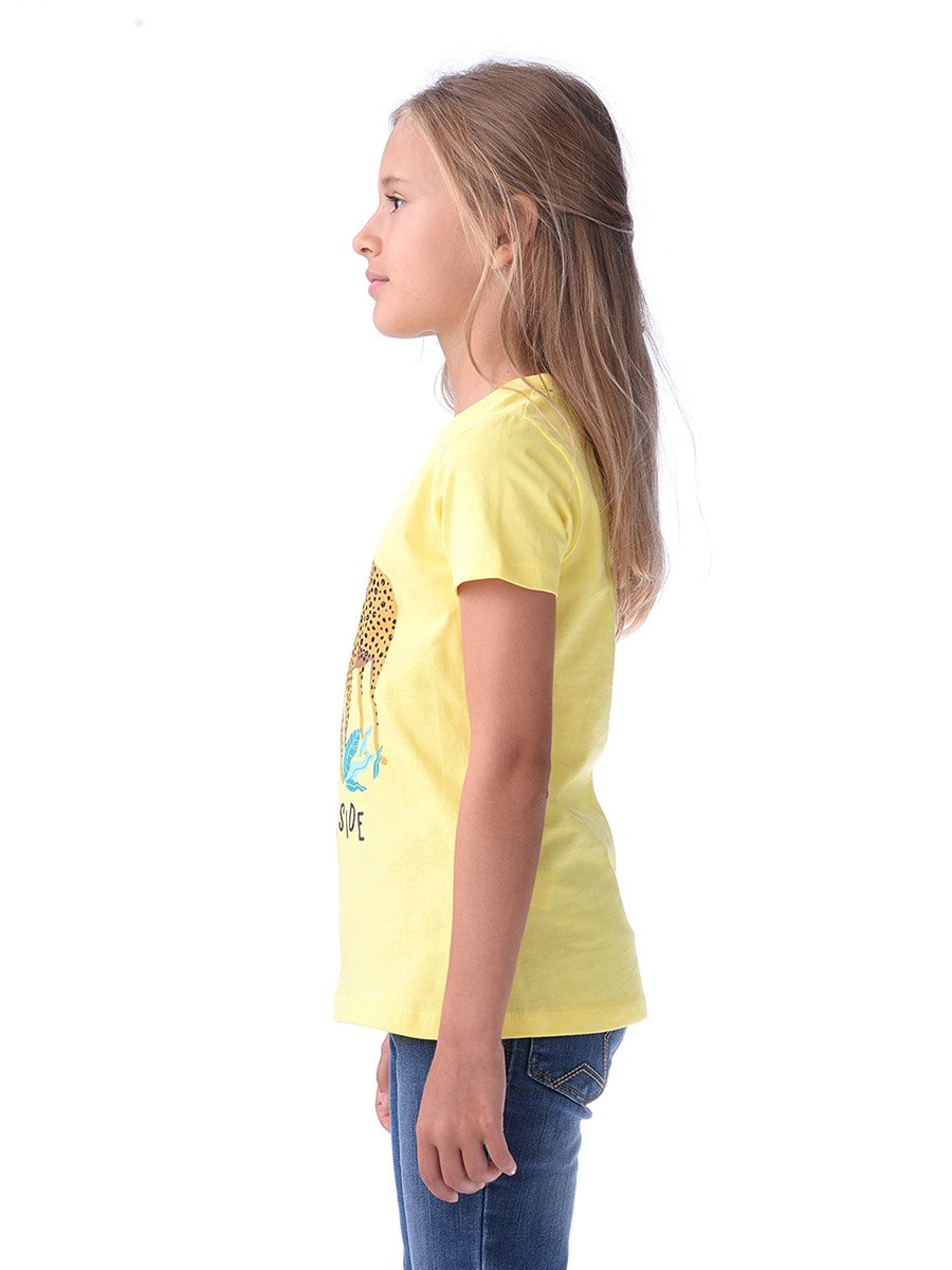 Front Graphic Animal Print T-Shirt