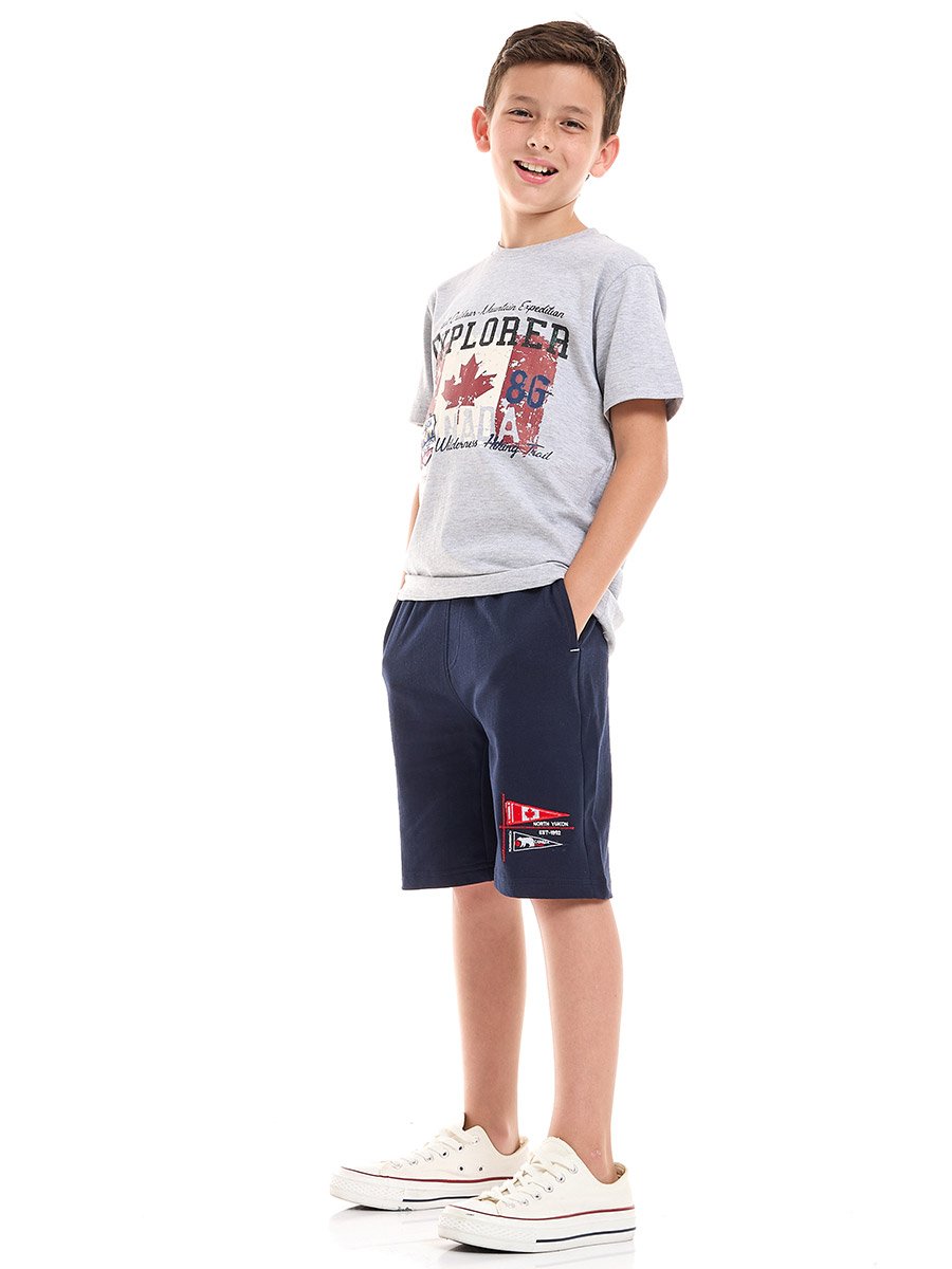 Embroidered Graphic Print T-Shirt