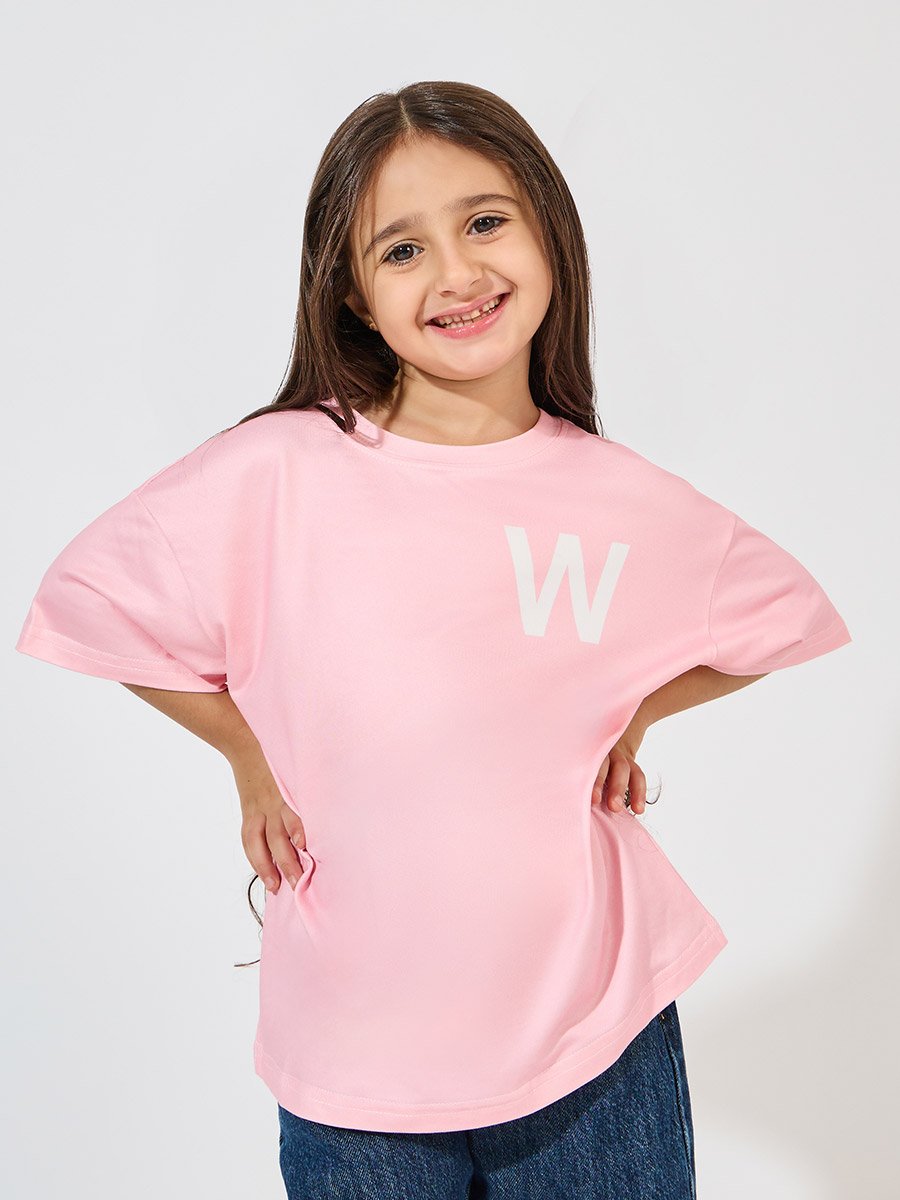 Graphic Back Printed Oversized T-Shirt