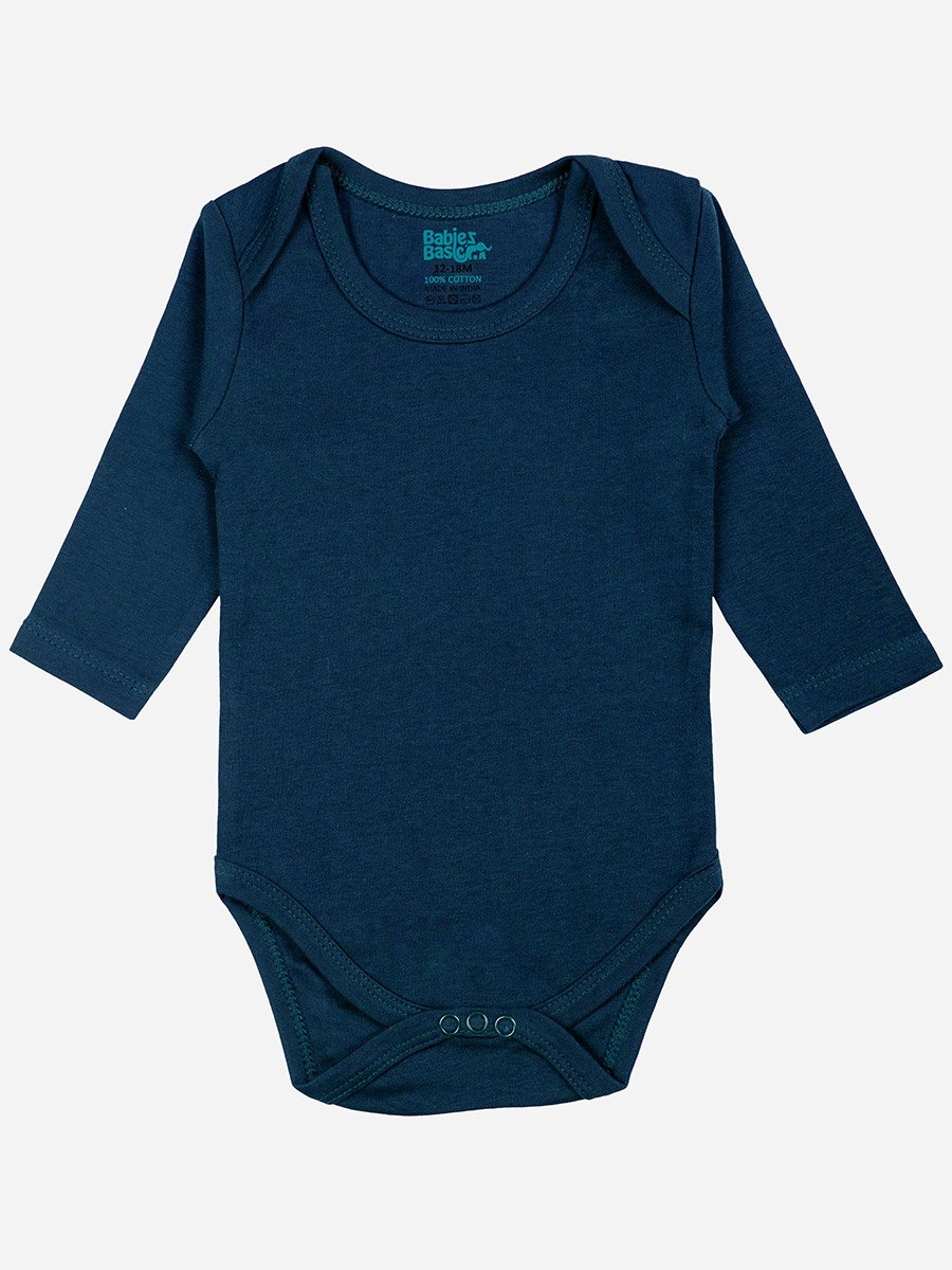 Pack of 3 - Solid Long Sleeves Bodysuit