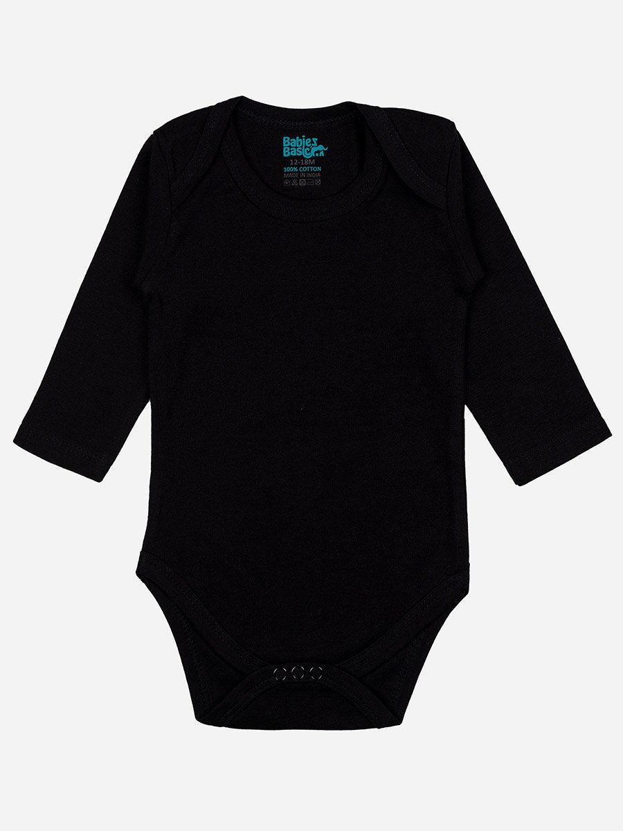 Pack of 3 - Solid Long Sleeves Bodysuit