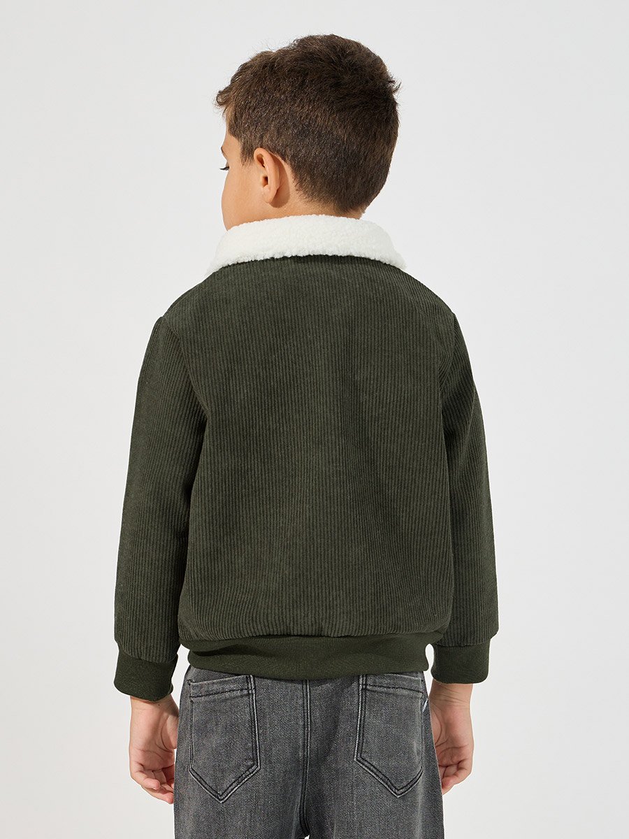 Teddy Thermal Lined Corduroy Jacket
