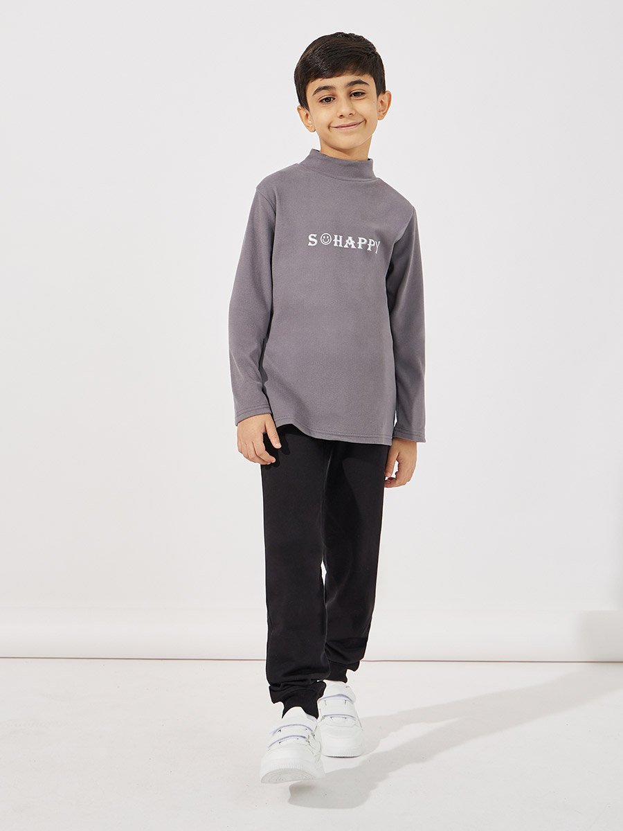 Solid Joggers with Drawstring Closure
