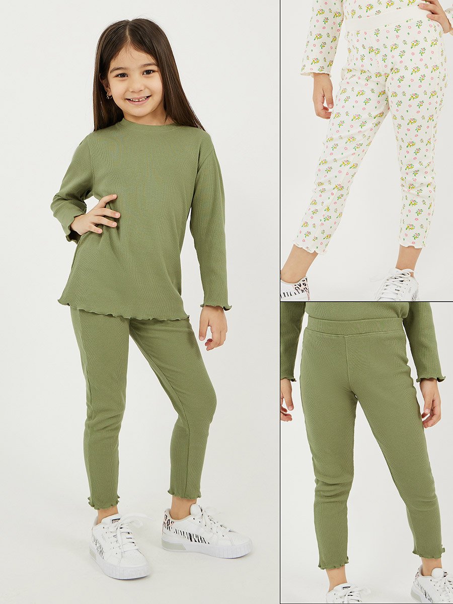 Pack of 2 - Printed Leggings