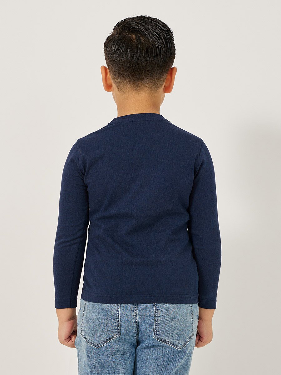 Solid Round Neck T-Shirt