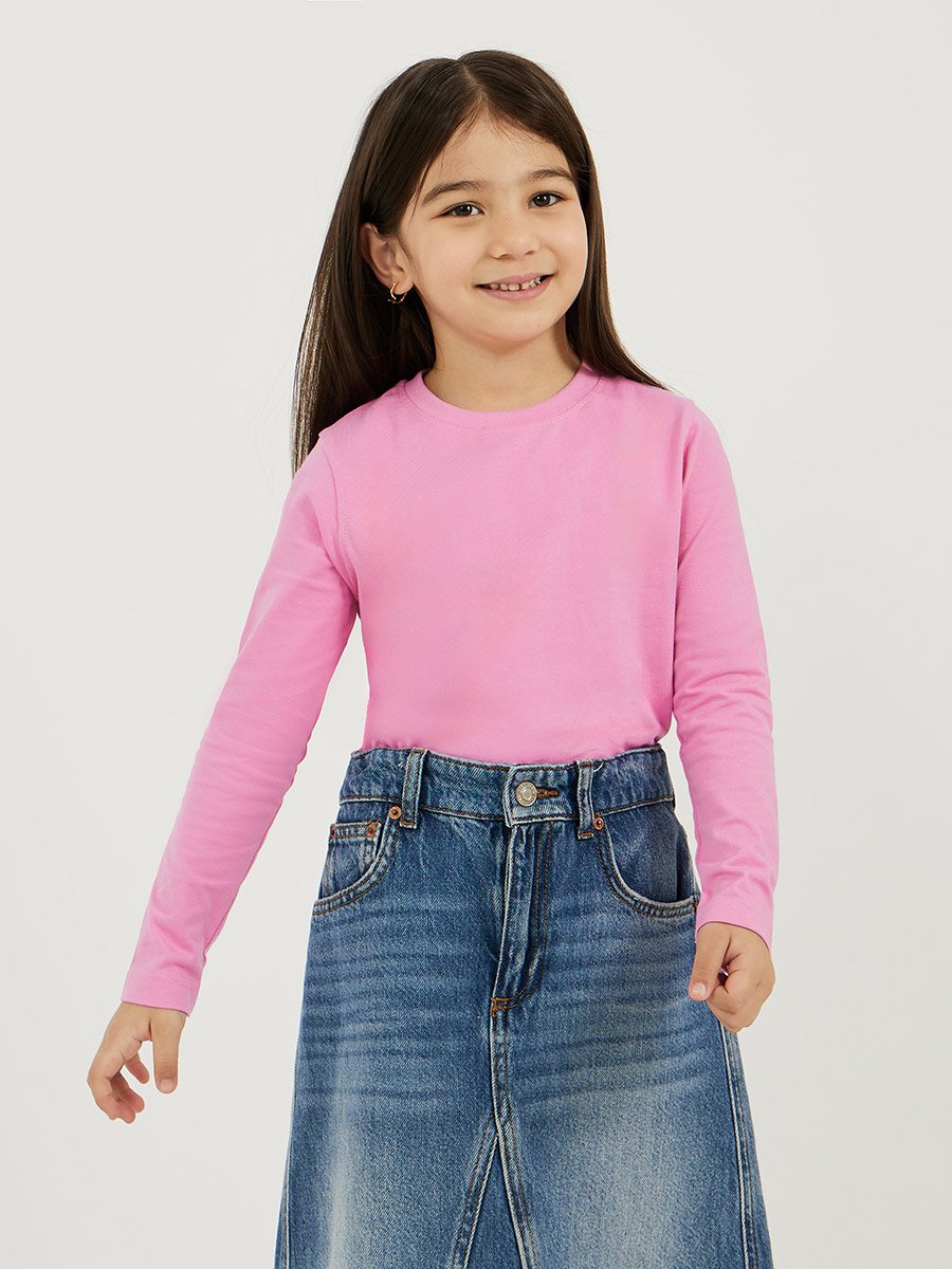 Solid Round Neck T-Shirt