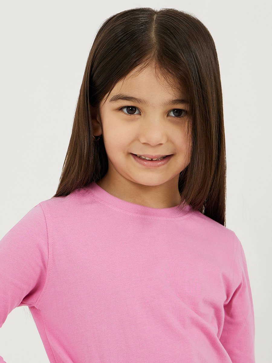 Solid Round Neck T-Shirt