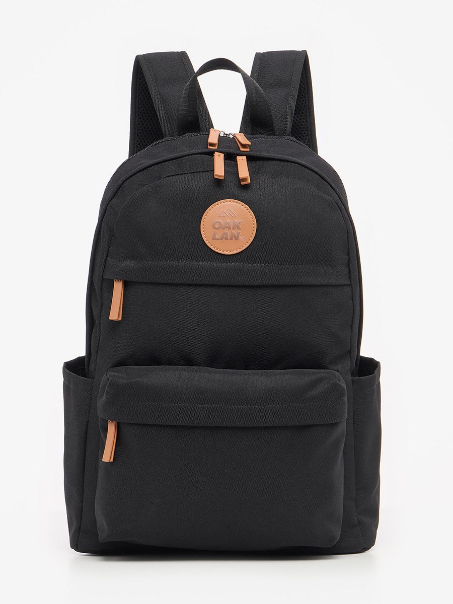 Solid Backpack with Adjustable Straps