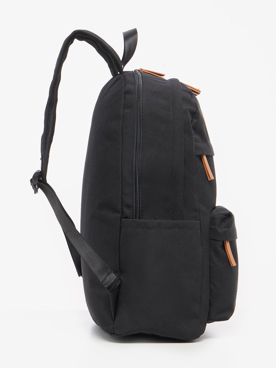 Solid Backpack with Adjustable Straps
