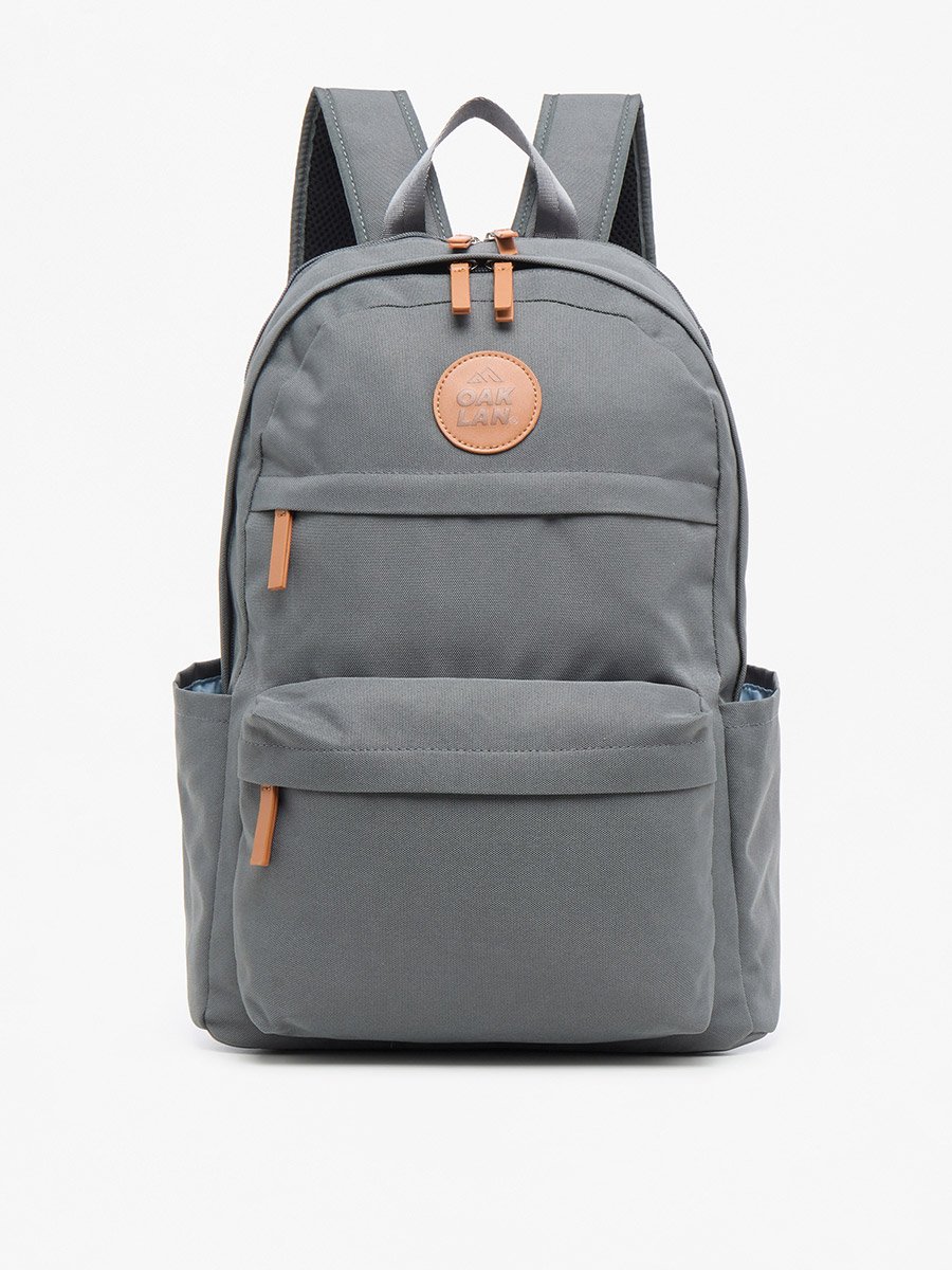 Solid Backpack with Adjustable Straps