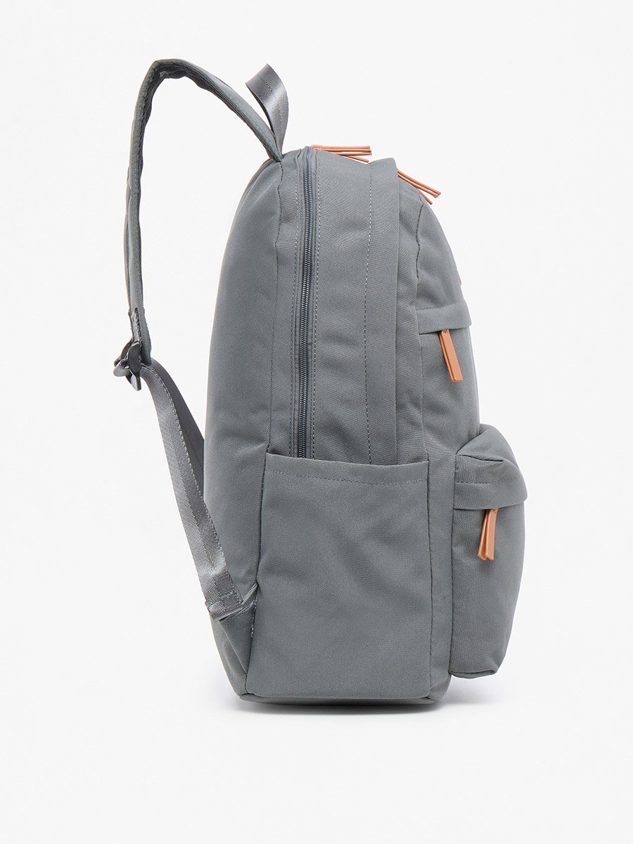 Solid Backpack with Adjustable Straps