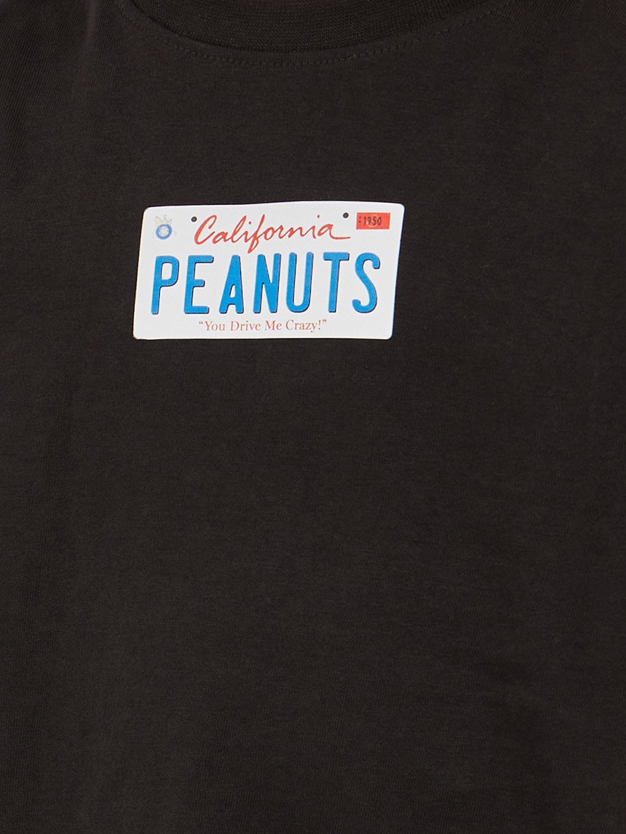 Peanuts Printed Short Sleeve Oversized T-Shirt