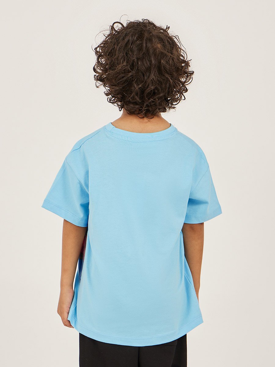 Avenger Graphic Print Dropped Shoulder Oversized T-Shirt 
