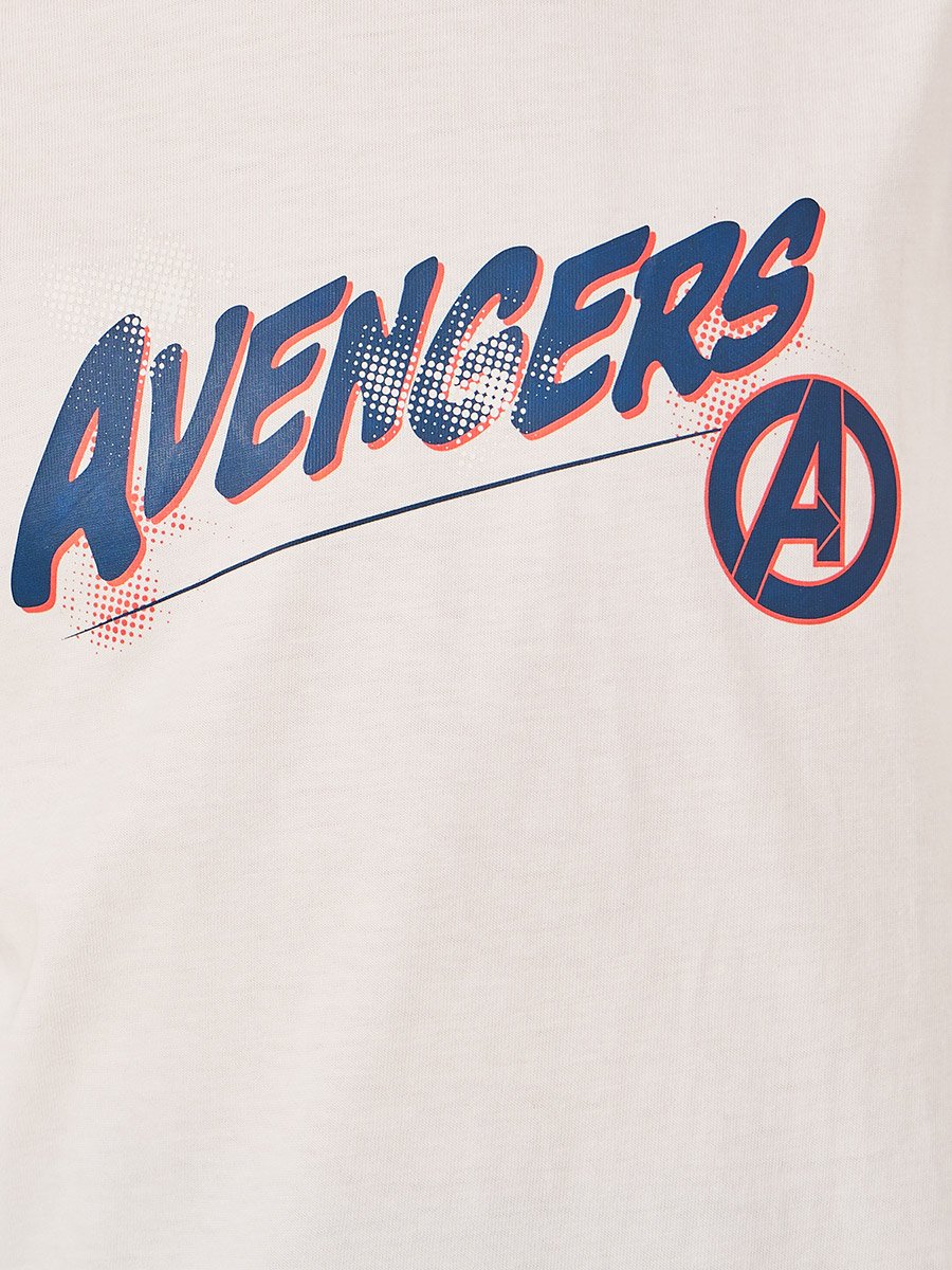 Avengers Character Printed Short Sleeve T-Shirt