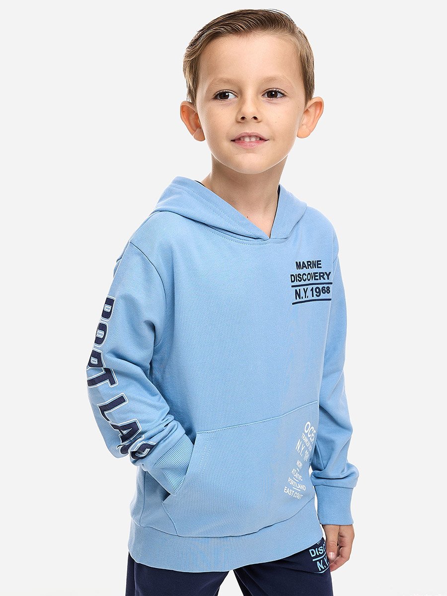 Printed Regular Fit Hoodie and Joggers Set
