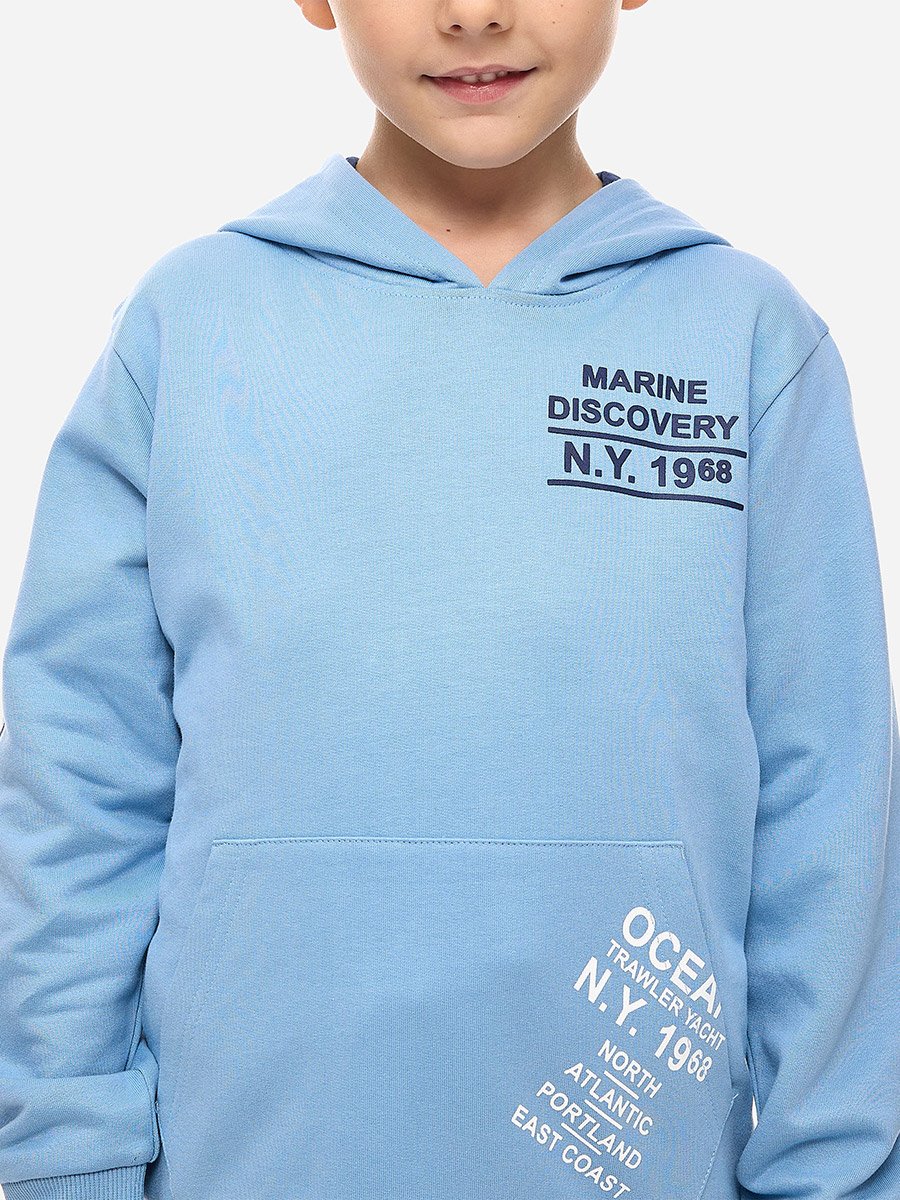 Printed Regular Fit Hoodie and Joggers Set