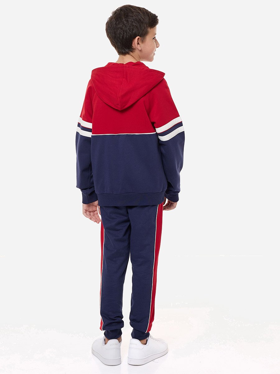 Colorblock Hoodie and Joggers Set