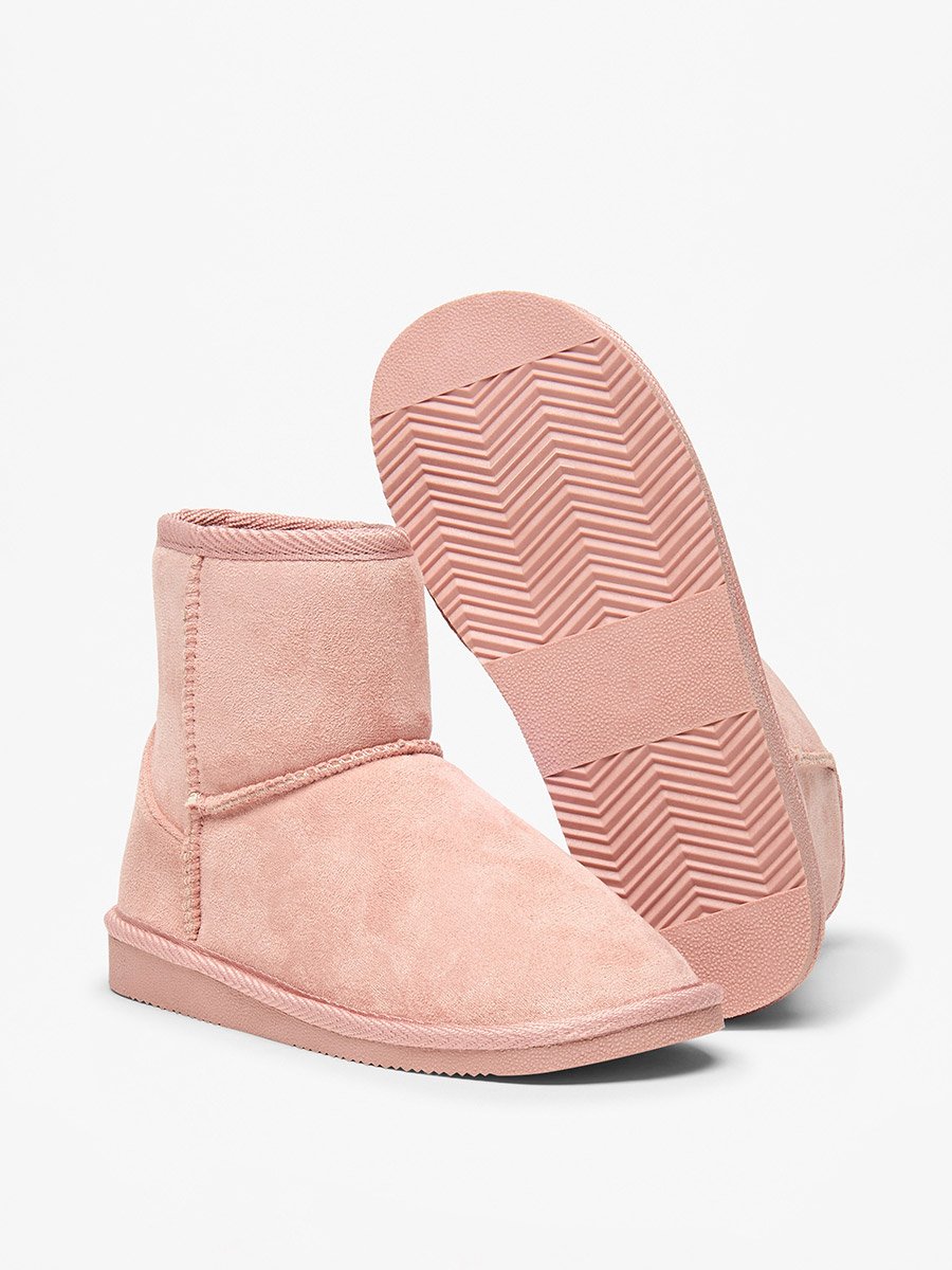 Solid High Cut Slip-On Boots