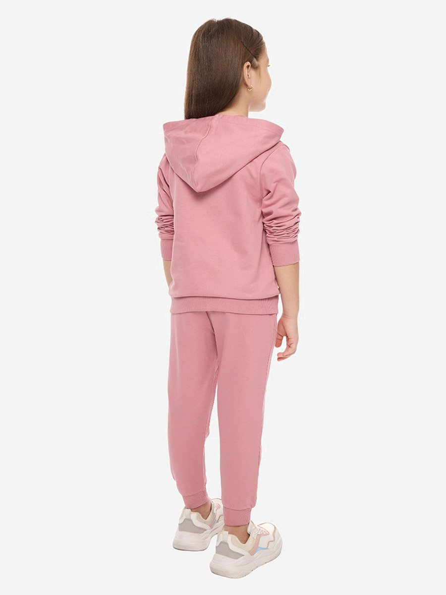 Embellished full zipper Hoodie and Joggers Set