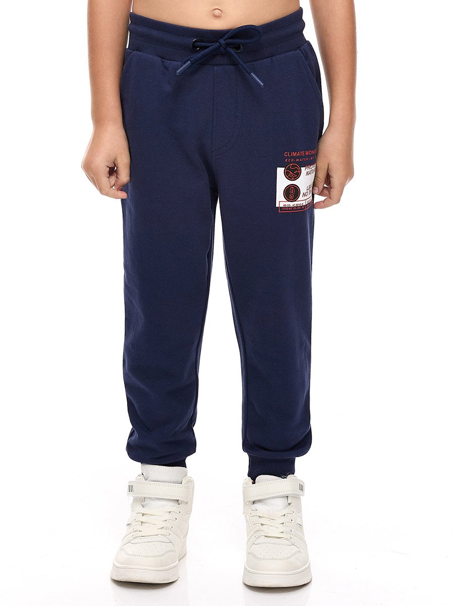 Graphic Print Sweatshirt and Cuffed Joggers Set