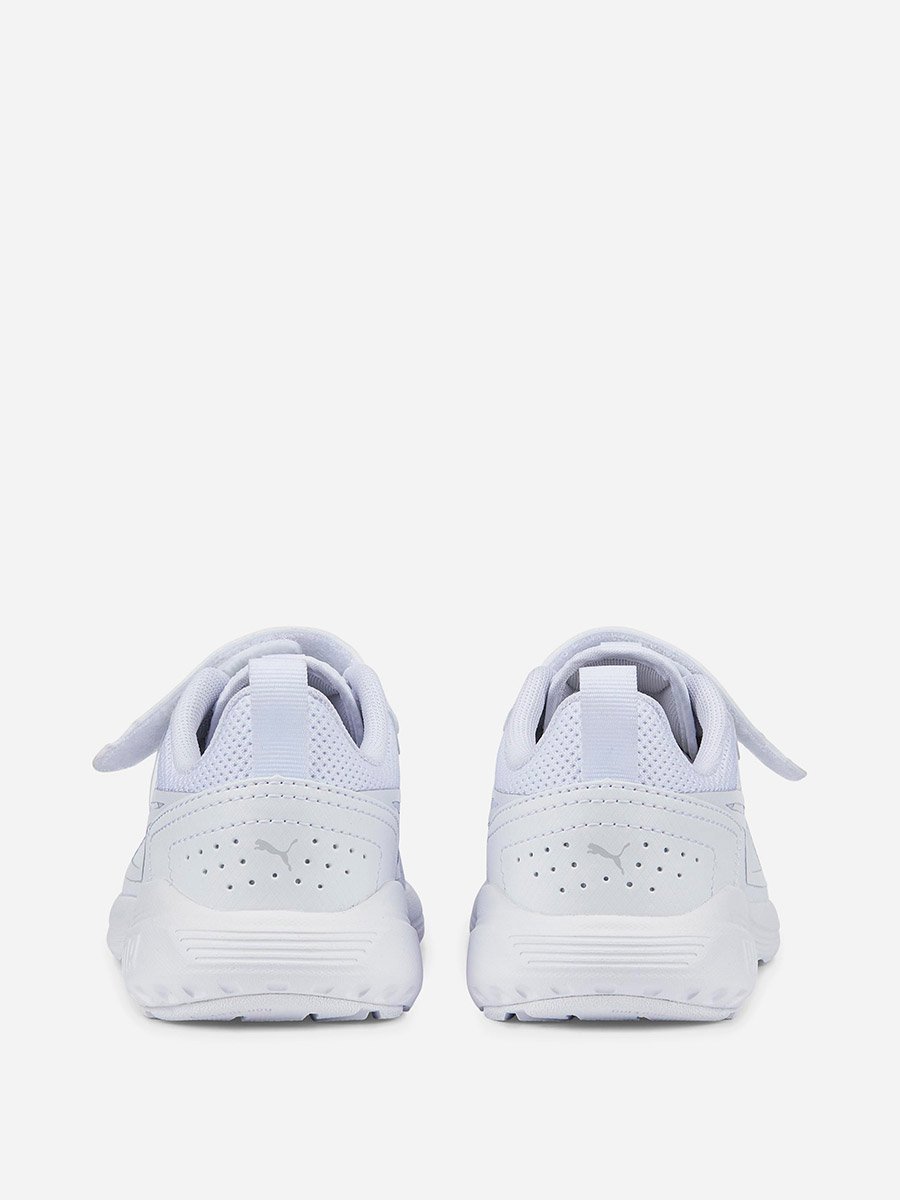 Logo Detail Textured Sneakers with Hook and Loop Closure