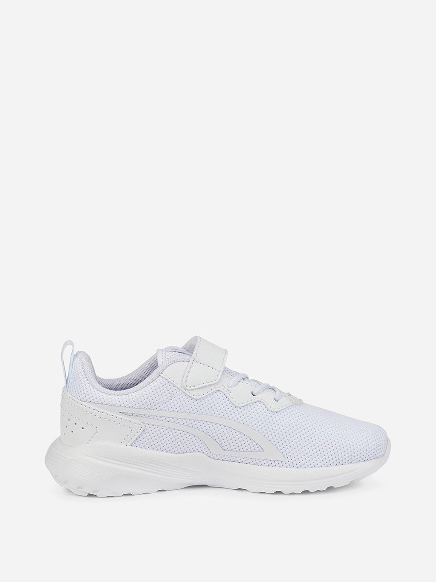 Logo Detail Textured Sneakers with Hook and Loop Closure